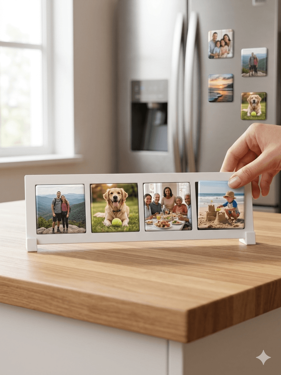 Family photo magnets